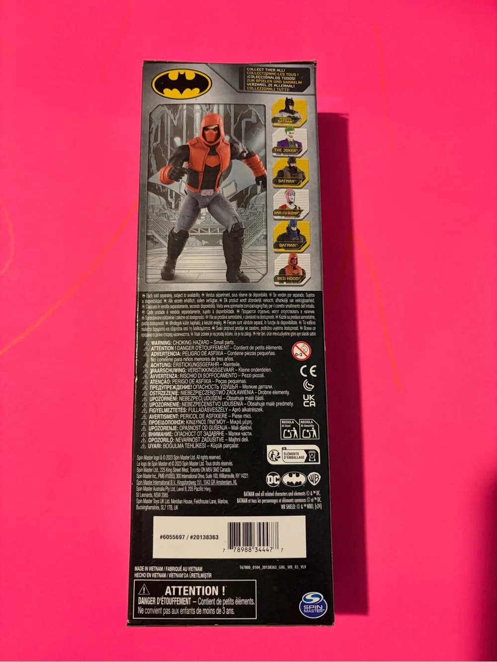 DC Red Hood‎ Figure - Red & Gray